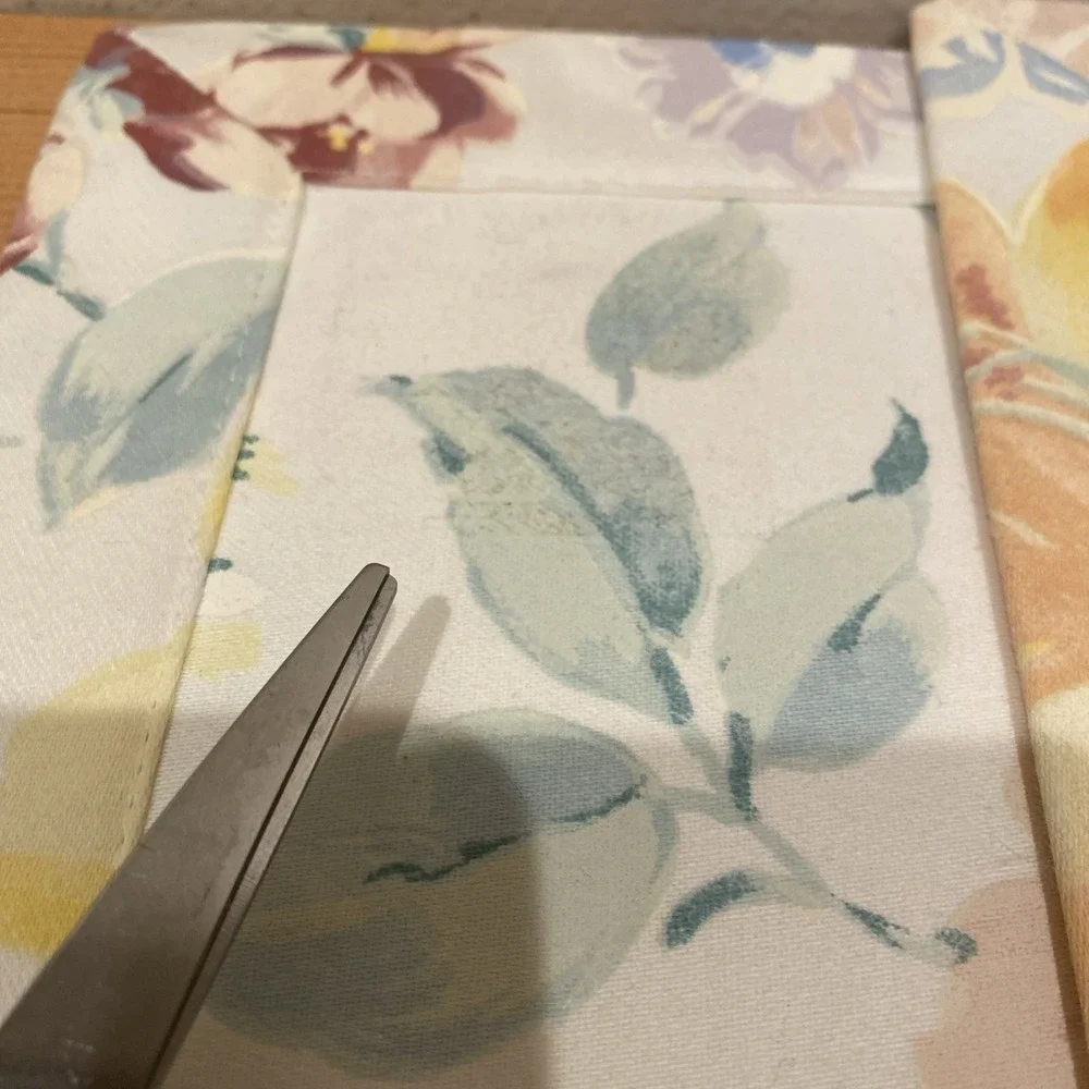 Waterford Rectangular‎ Placemats Floral Set Of Two Pastels Blue Green Yellow